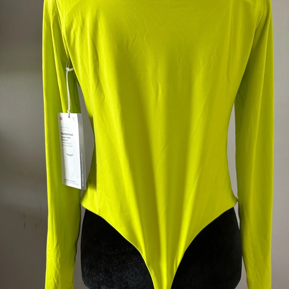 Wundermost Ultra-Soft Nulu Square-Neck Long-Sleeve Bodysuit - Picture 5 of 8